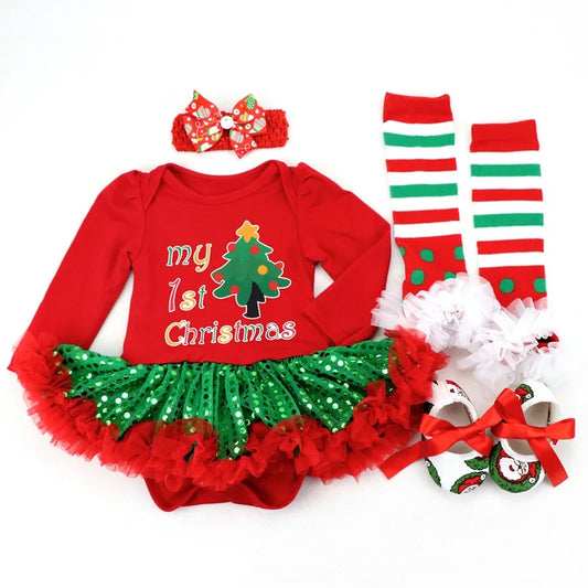 Fancy New Year Baby Girl Carnival Christmas Dress