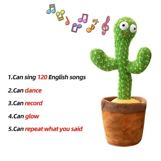 Repeat Talking Wiggle Cactus
