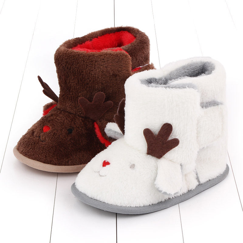 Christmas Raindeer Baby Boots