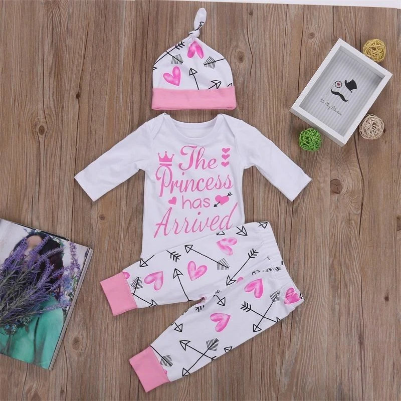 4PCS Newborn Kids Baby Girl Outfits