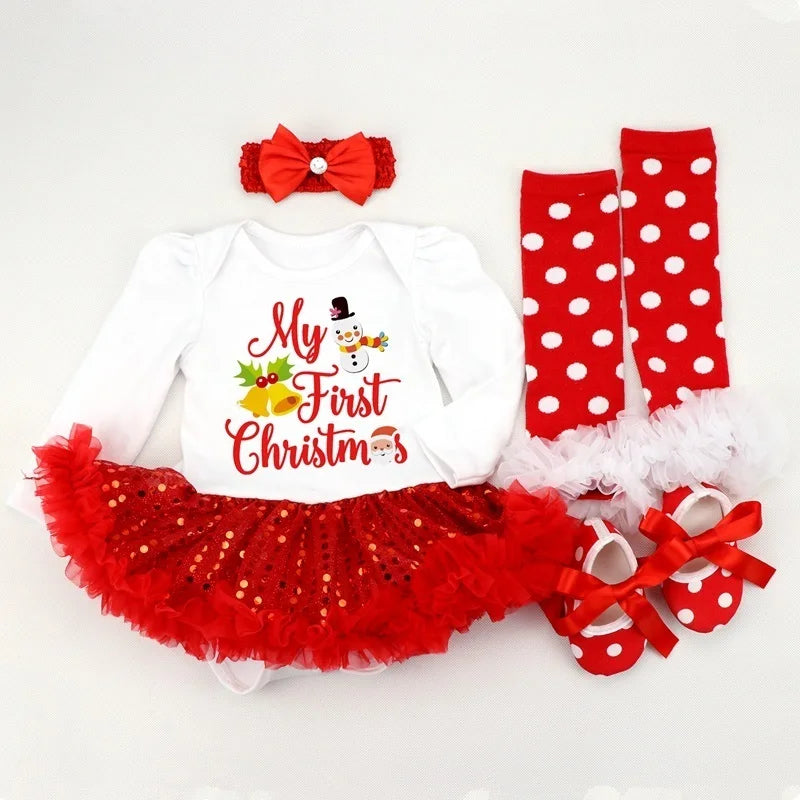 Fancy New Year Baby Girl Carnival Christmas Dress