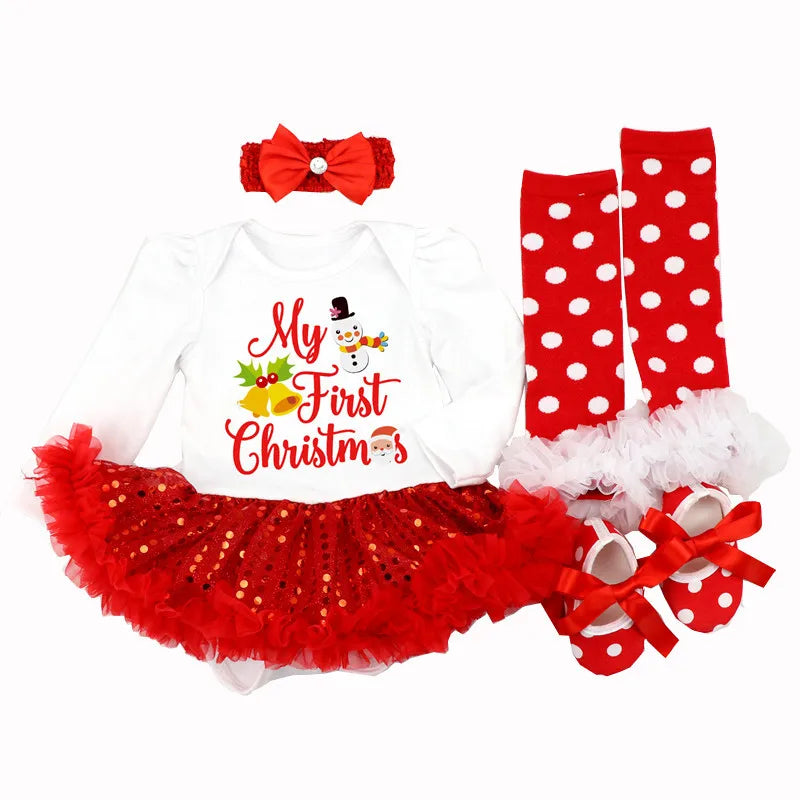 Fancy New Year Baby Girl Carnival Christmas Dress