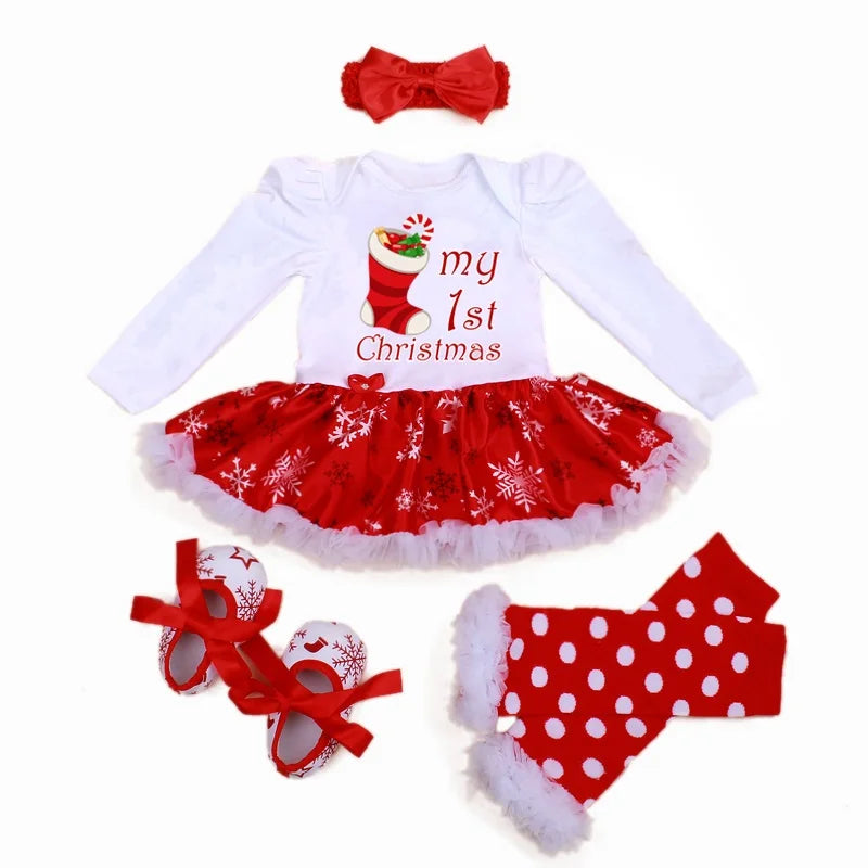 Fancy New Year Baby Girl Carnival Christmas Dress