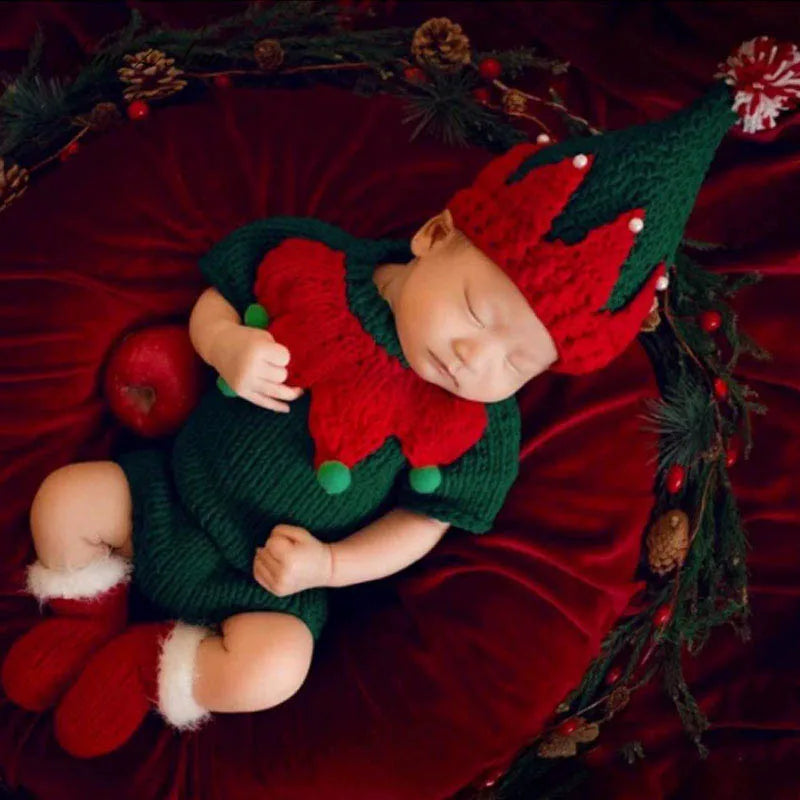 Christmas 3-6 Month Costume Set