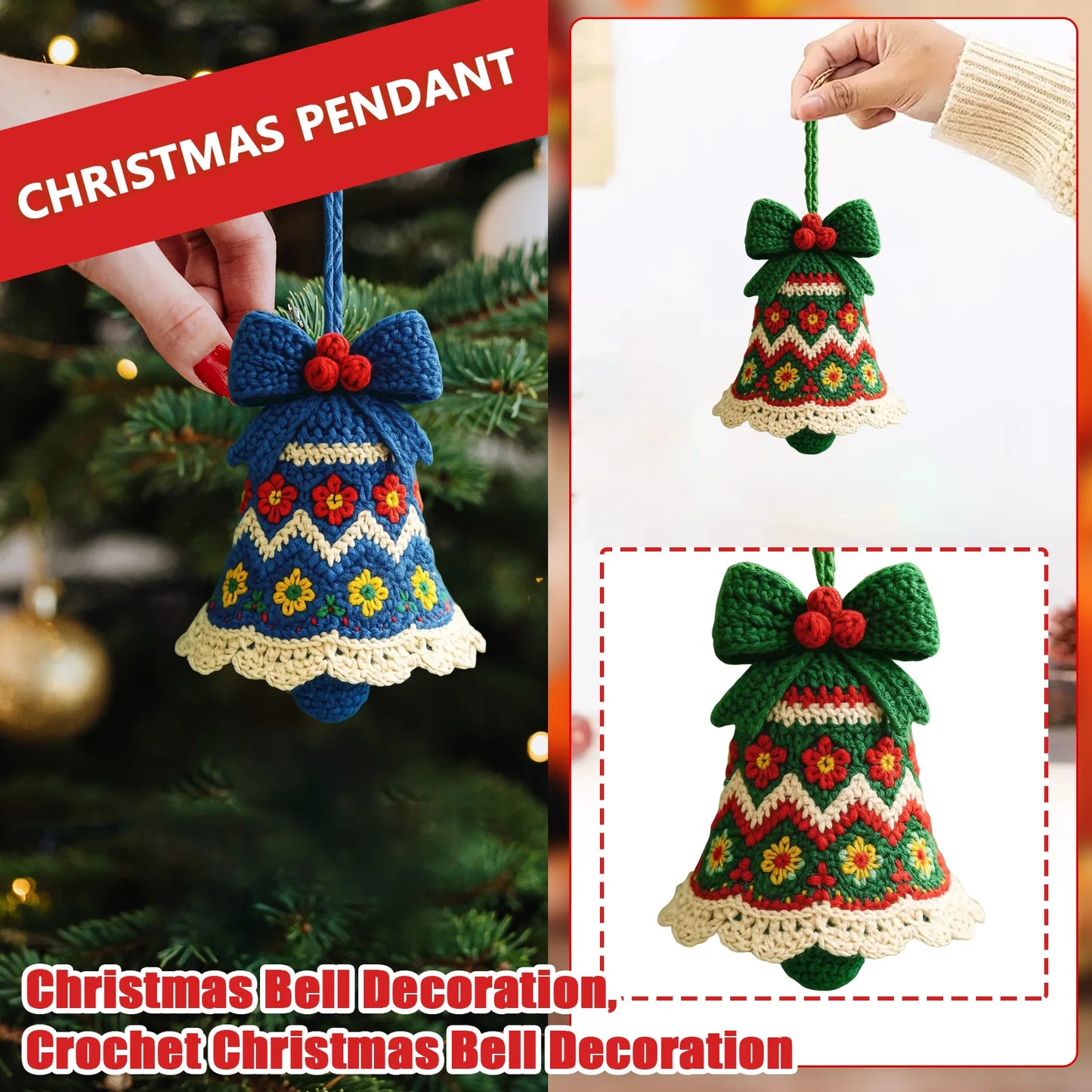 Crochet Home Christmas Bell