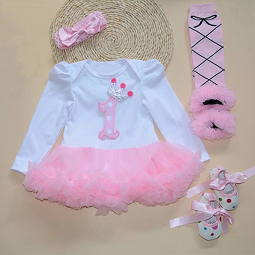 Fancy New Year Baby Girl Carnival Christmas Dress