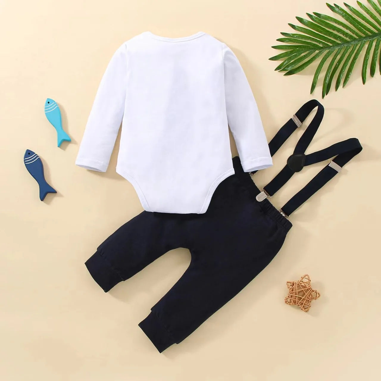 Baby Boys Birthday Outfits Sets Balloon Letter "1"