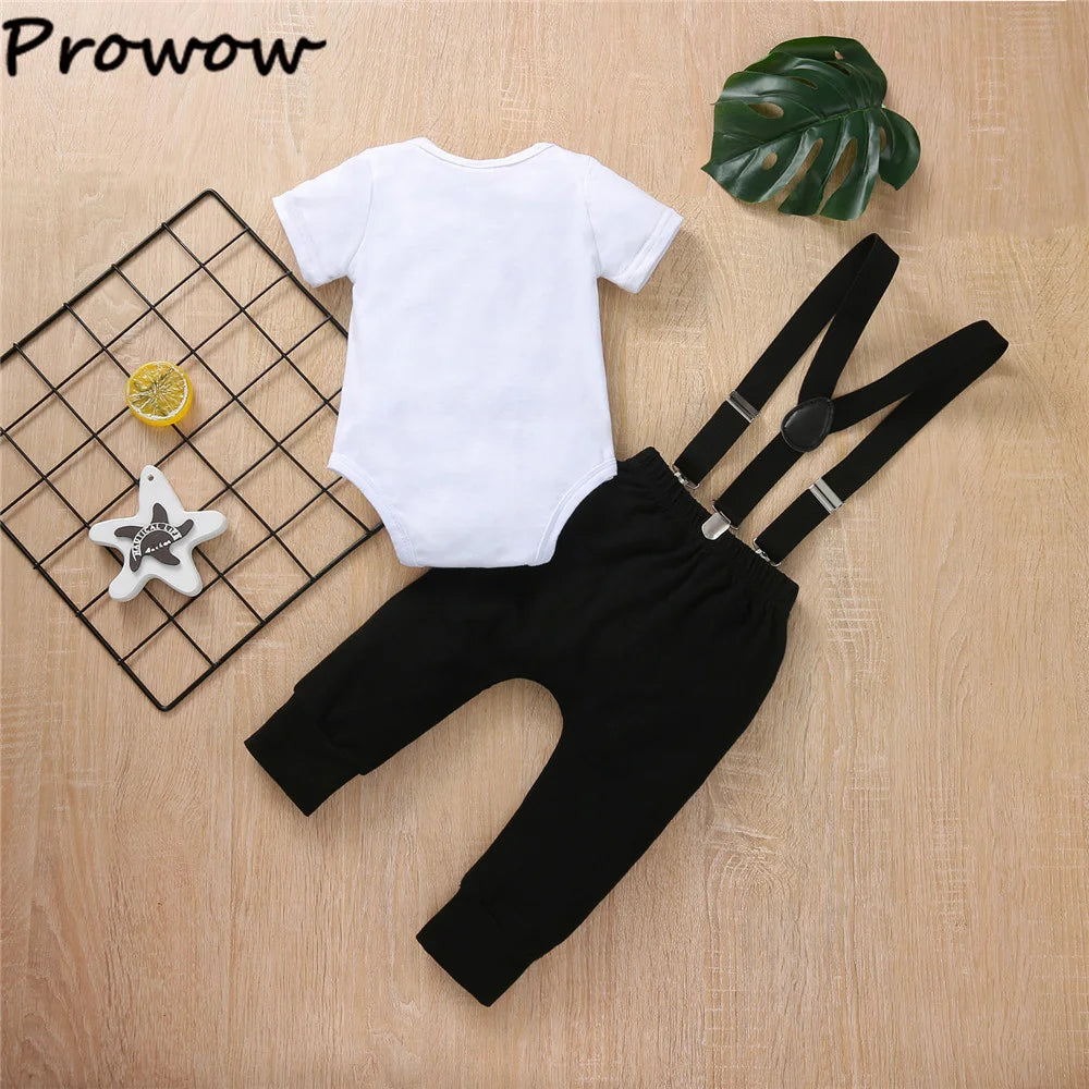 Baby Boys Birthday Outfits Sets Balloon Letter "1"