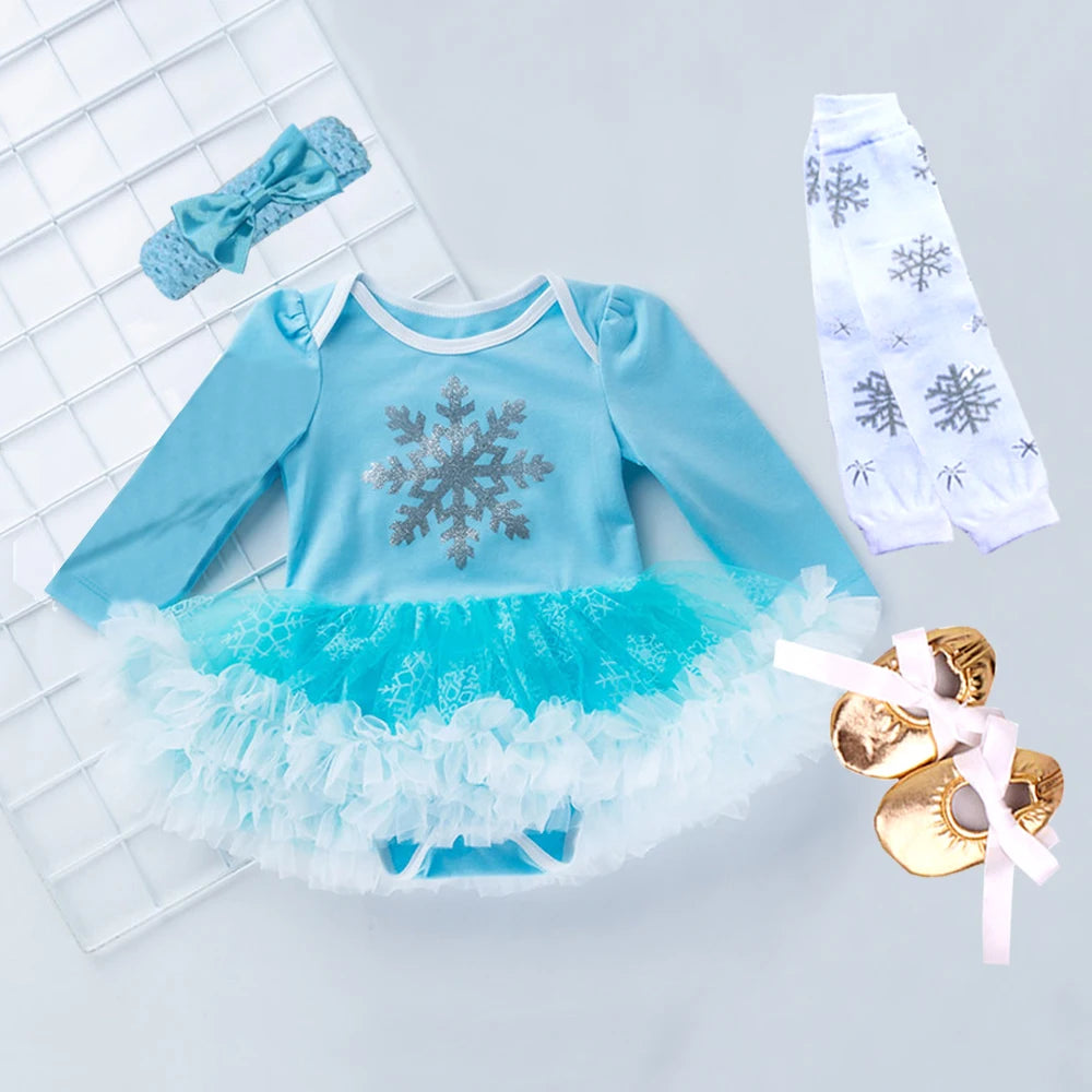Fancy New Year Baby Girl Carnival Christmas Dress