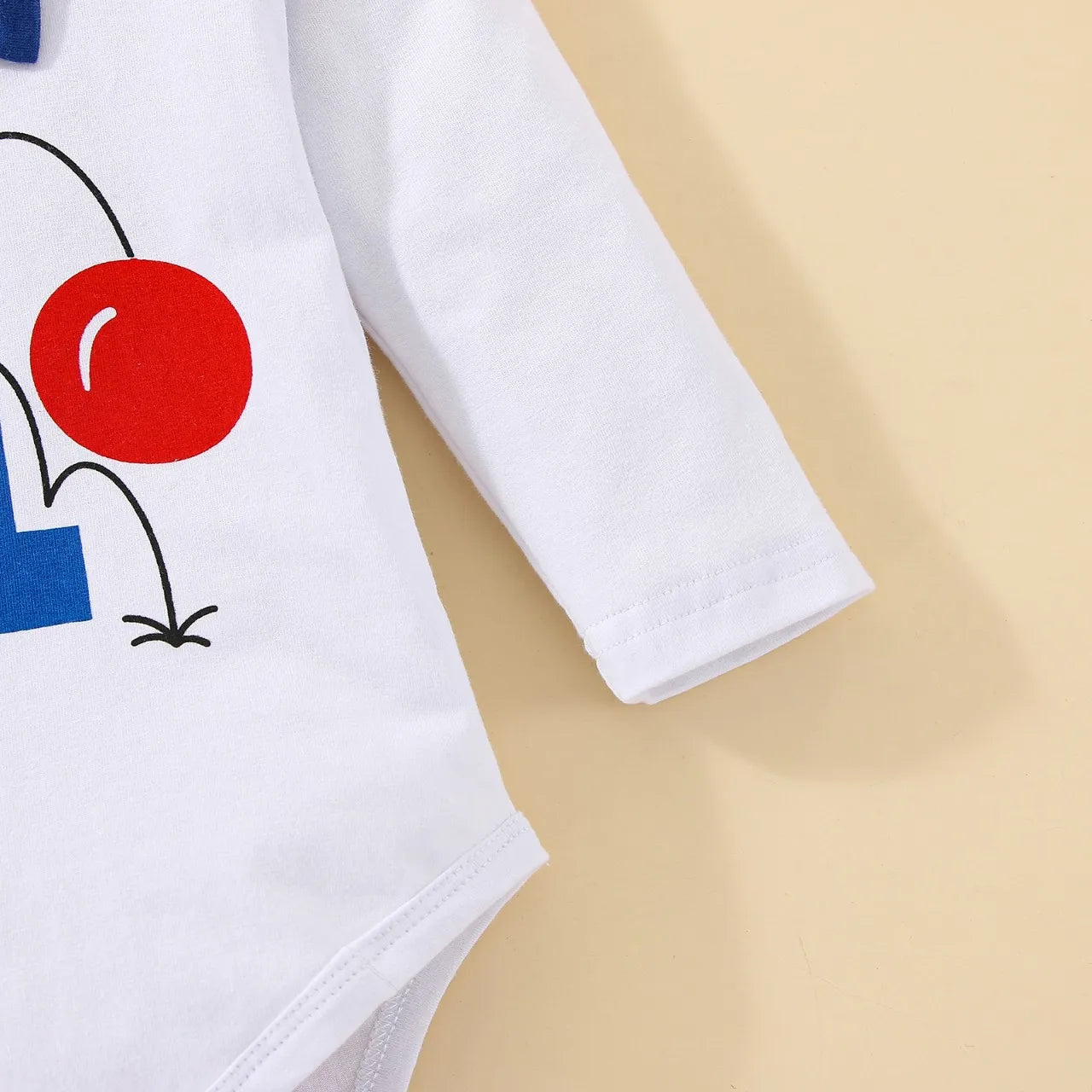 Baby Boys Birthday Outfits Sets Balloon Letter "1"