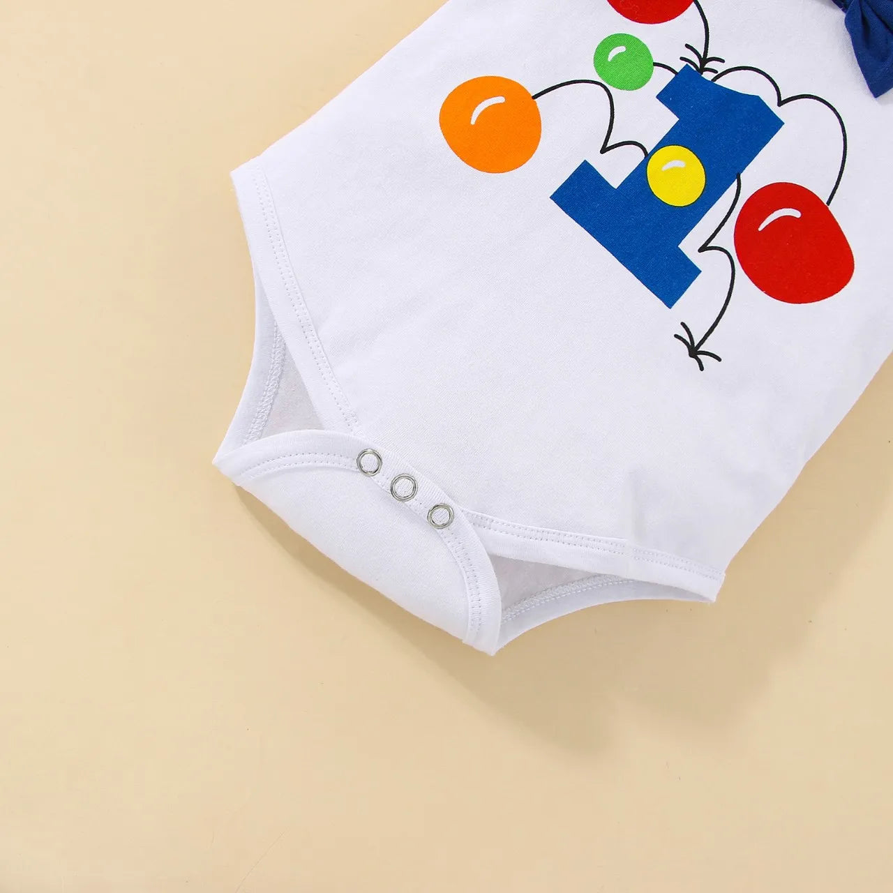 Baby Boys Birthday Outfits Sets Balloon Letter "1"