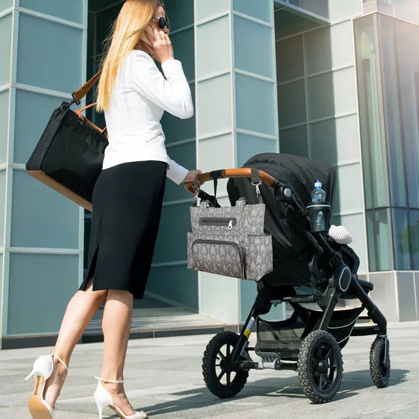 8Pcs Baby Nappy Diaper Bags Set For Mom & Dad